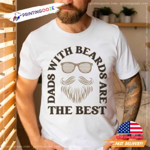 Vintage Dads With Beards Are The Best Shirt, Gift For Father's Day
