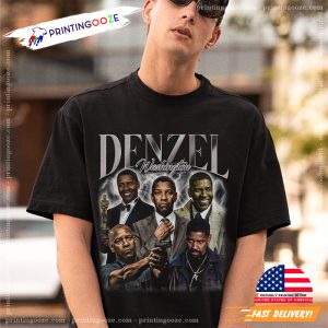 Vintage Denzel Washington Collage Shirt
