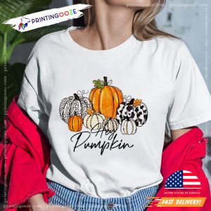 Vintage Hey Pumpkin spooky season Tee 2