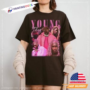 Vintage Retro young thug t shirt 3