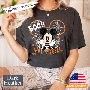 Vintage mickey and friends, halloween matching T shirt 2