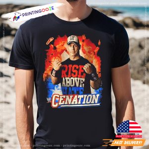 WWE John Cena Graphic Cenation Wrestling Sport Shirt 2