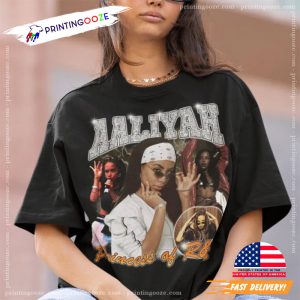 aaliyah the princess of r&b Music Vintage Shirt