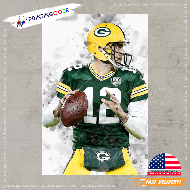 : Aaron Rodgers Poster 24 X 36 - Aaron Rodgers Print: Posters &  Prints