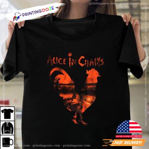 alice in chains hits Rooster Vintage Shirt 1