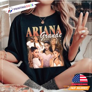 ariana grande young Collage Vintage Shirt 1