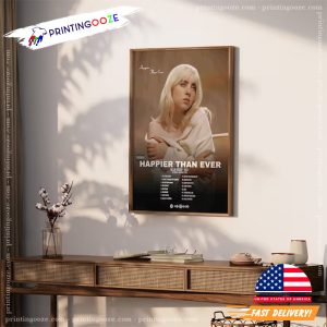 billie eilish albums Happier Than Ever Playlist Poster 2