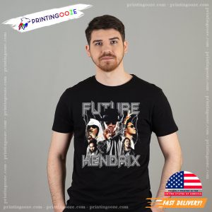future hendrix Collage Vintage Rapper T Shirt 2