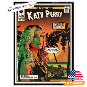 katy perry 2023 The Smile File Comic Art Poster