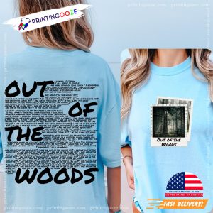 lyrics out of the woods Comfort Colors Tee