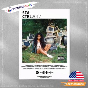 sza singer Ctrl 2017 Album Art Poster 2