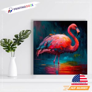 the flamingo Watercolor Painting Room Decor Poster 3