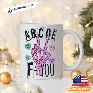 ABCDE F You Tea Cup