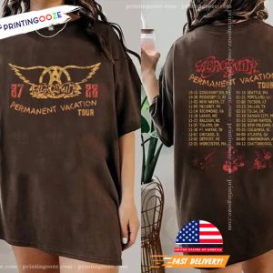 Aerosmith 87 88 Tour Band Shirt, aerosmith rocks T Shirt