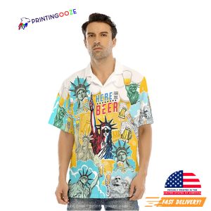 America Here For Beer Aloha Tee