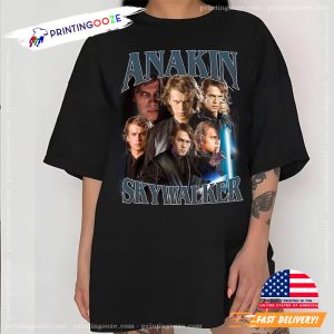 Anakin Skywalker Collage Retro Style Shirt