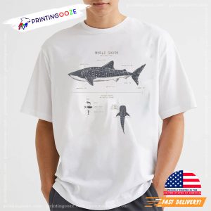 Anatomy whale shark shark Ocean T Shirt