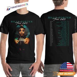 Billy Porter Tour 2023 Tracklist 2 Sided Shirt