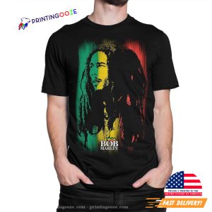 Bob Marley Tricolor T Shirt 2