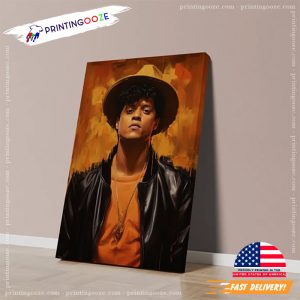 Bruno Mars Young Painting Wall Art