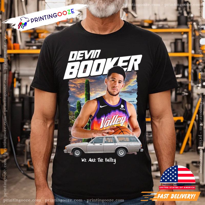 Phoenix Suns Devin Booker Vintage Basketball Shirt - Printing Ooze