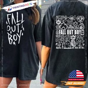 Fall Out Boy Doodle Stardust 2023 2 Sided Shirt 2