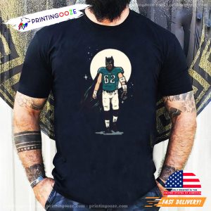 Fat Batman Jason Kelce Cartoon T Shirt 3