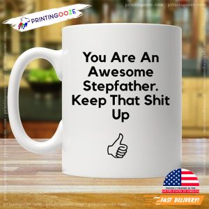 Funny Stepfather Mug, Funny step dad fathers day gifts