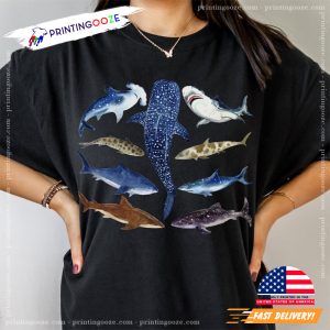 Giant Shark Species Ocean shark t shirt