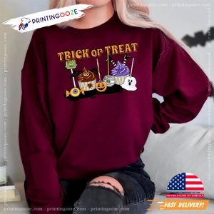 Halloween Trick Or Treat Sweety Comfort Colors Shirt 2