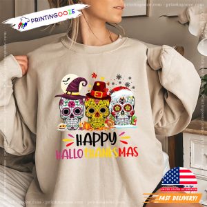 Happy HalloThanksMas Cinco de Mayo Style Comfort Colors Tee 3