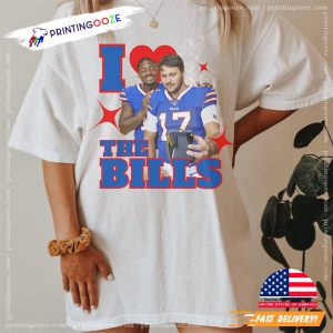 I Love the Bills Funny Tee, the buffalo bills Merch