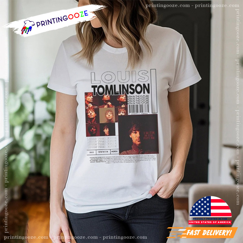 Louis Tomlinson Music Shirt Vintage 90S Merch One Direction T