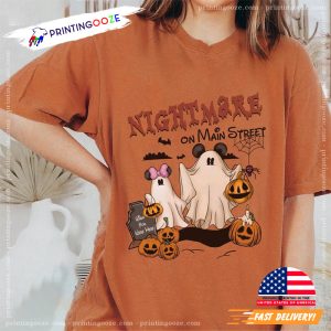 Mickey Minnie Play TOT Nightmare On Main Street Comfort Colors Shirt, Disney Style