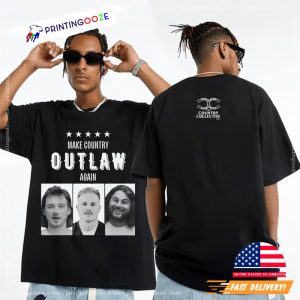 Make Country Outlaw Again Funny zach bryan t shirt