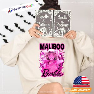 Malibu Barbie Cowgirl Halloween Comfort Colors Shirt 2