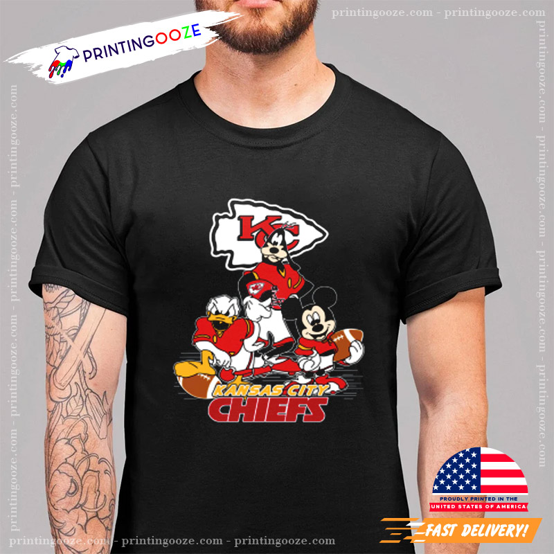 I Love The Chiefs Mickey Mouse Kansas City Chiefs T-Shirt - T