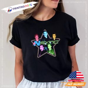 NSYNC Star Pop Music Band Fan Tee 2