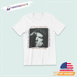Retro George Michael 1988 The Faith Tour Unisex T shirt