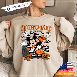 Retro Mickey Minnie Halloween disney world family shirt 4