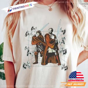 Star Wars Anakin Skywalker & Obi-Wan Kenobi Graphic Shirt
