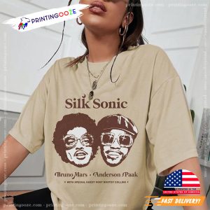 Silk Sonic World Tour 2023 Bruno Mars Anderson Paak Shirt