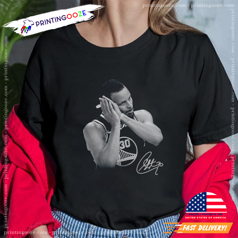 In Steph We Trust Stephen Curry Night Night Vintage White Shirt