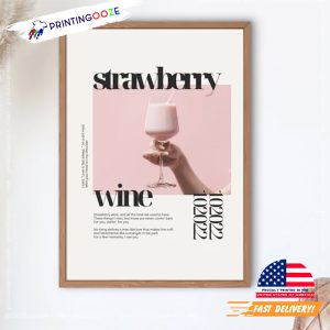 Strawberry Wine Lyric noah kahan music Poster 4