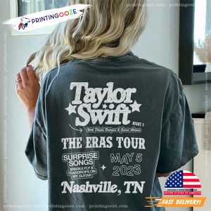 taylor swift nashville concert Night 1 Eras Tour Comfort Colors Shirt