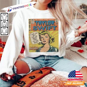 Taylor Swift Cruel Summer Comic Comfort Colors Shirt 2