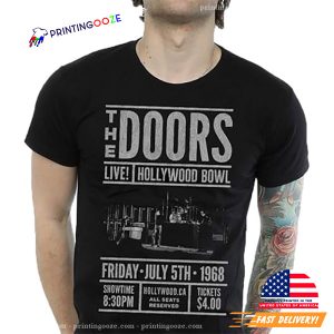 The Doors Tour Hollywood Bowl T Shirt