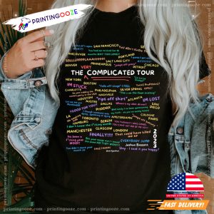 The Very Complicated Tour 2023 Joshua Bassett T Shirt 2