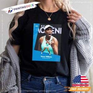 Venus Williams AO 2023 Wildcard Tennis T Shirt 3
