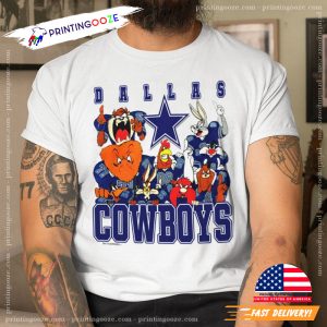 Vintage 1994 NFL Dallas Looney Tunes Football T Shirt 2